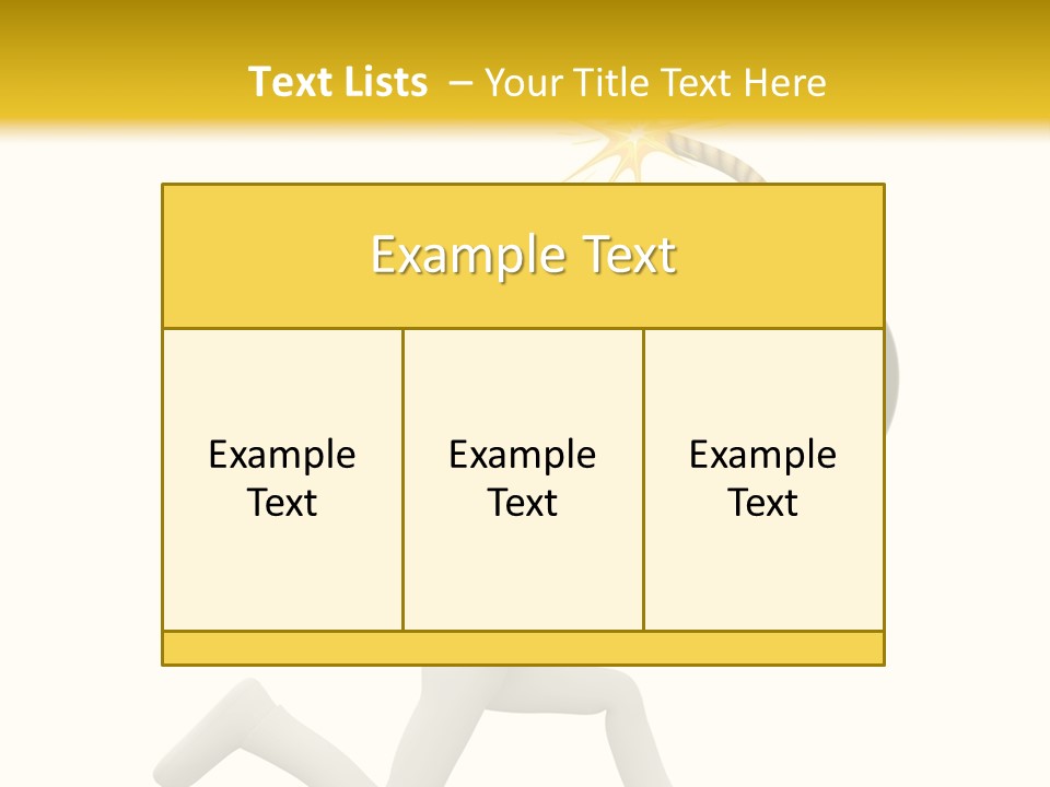 Tie Professional Clock PowerPoint Template