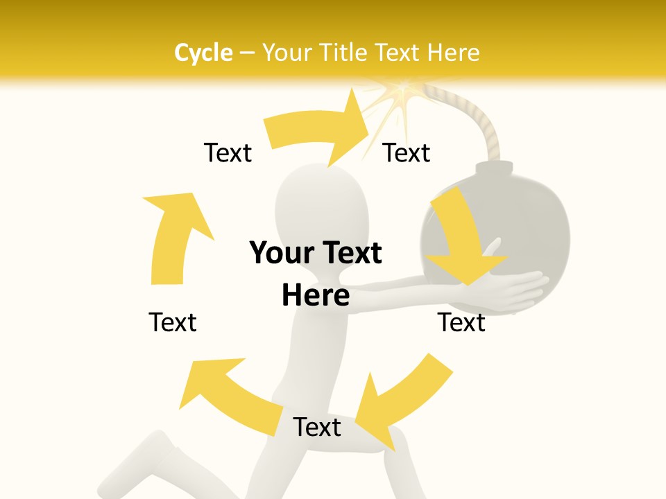 Tie Professional Clock PowerPoint Template