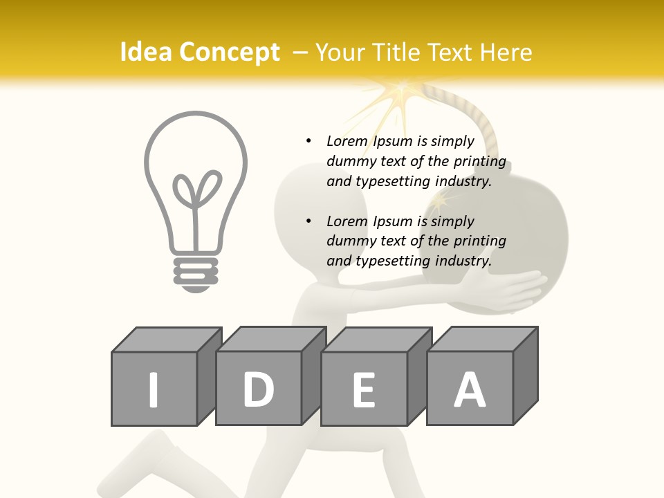 Tie Professional Clock PowerPoint Template