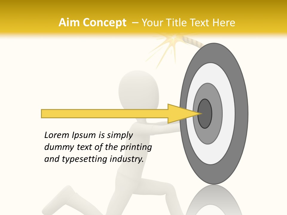 Tie Professional Clock PowerPoint Template