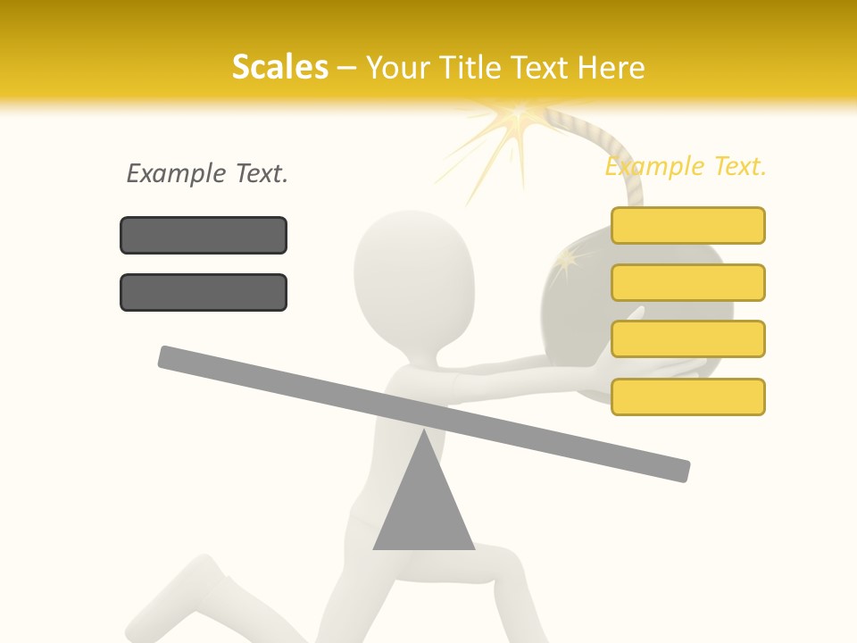 Tie Professional Clock PowerPoint Template