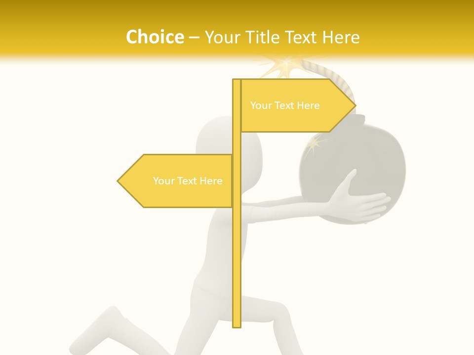 Tie Professional Clock PowerPoint Template