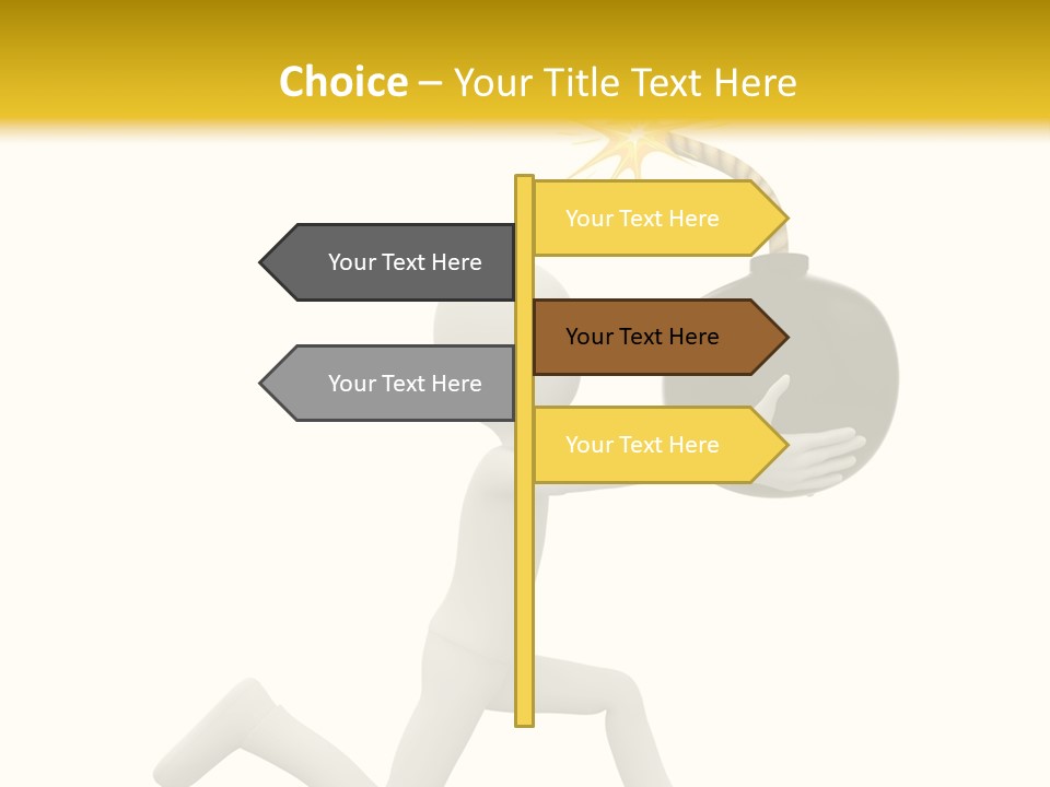 Tie Professional Clock PowerPoint Template