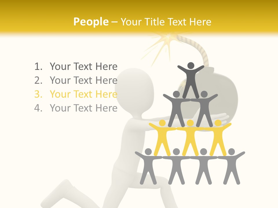 Tie Professional Clock PowerPoint Template