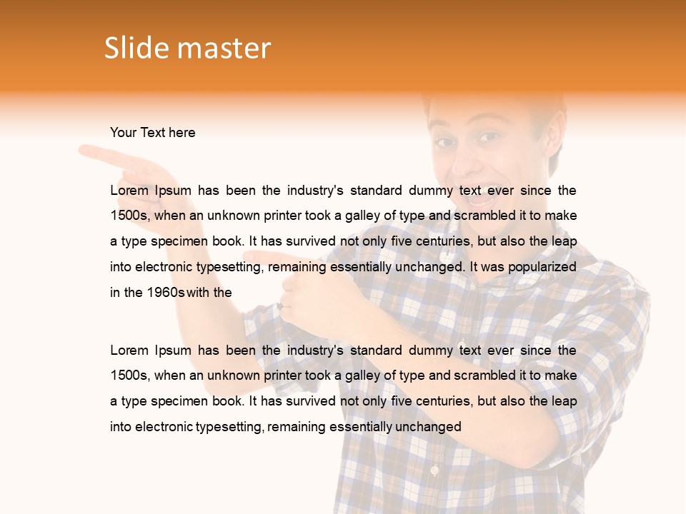 Hands Casual Smile PowerPoint Template