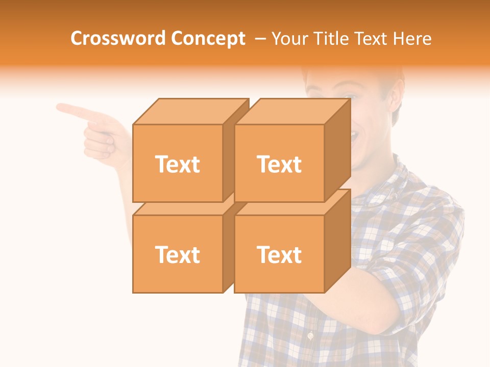 Hands Casual Smile PowerPoint Template