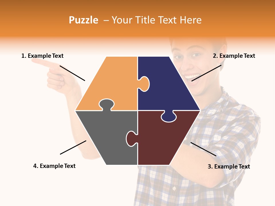 Hands Casual Smile PowerPoint Template