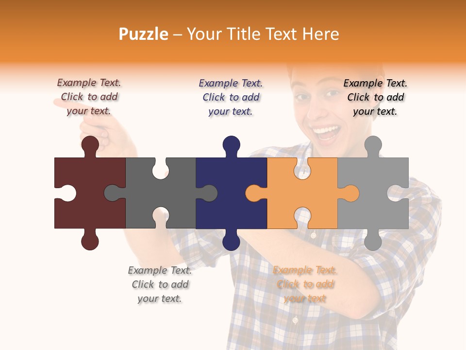 Hands Casual Smile PowerPoint Template