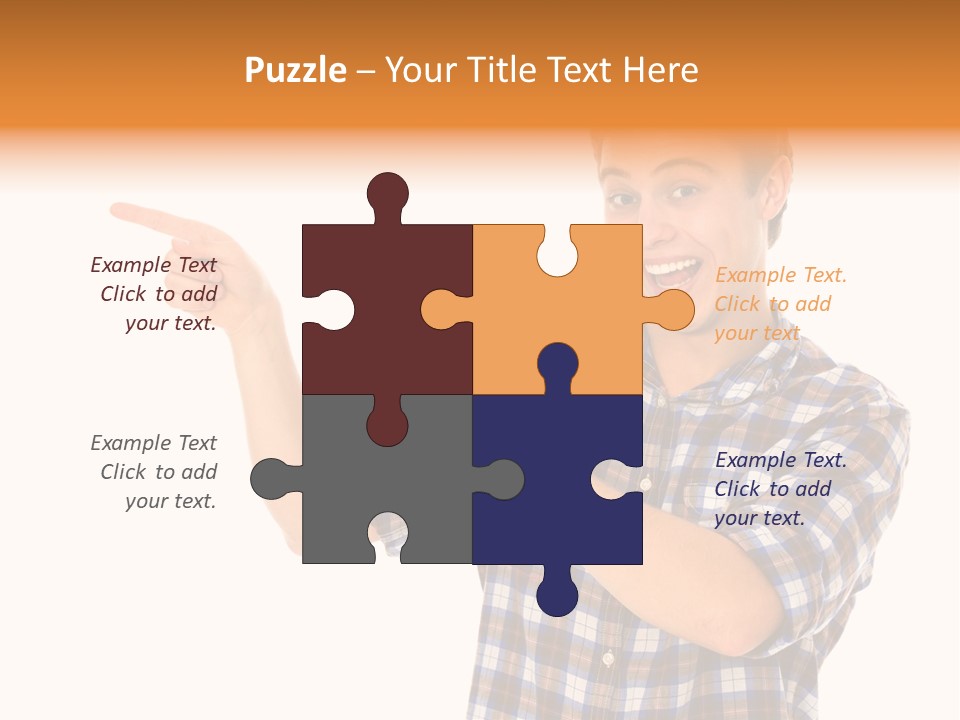 Hands Casual Smile PowerPoint Template