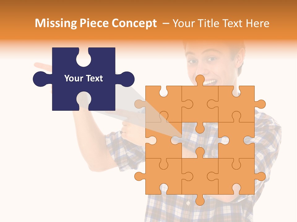 Hands Casual Smile PowerPoint Template