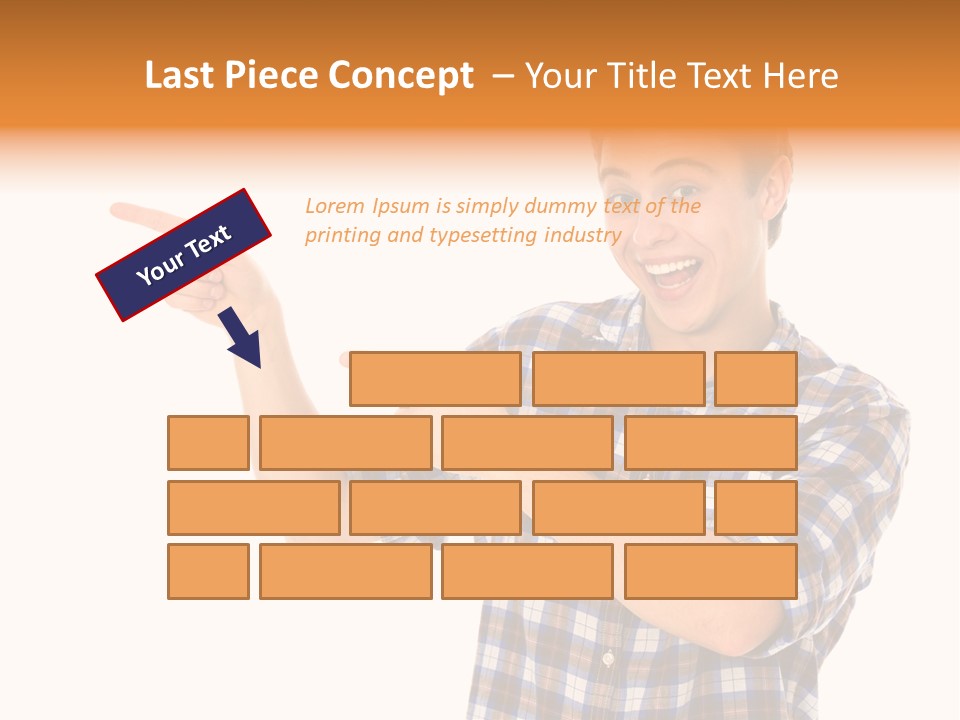 Hands Casual Smile PowerPoint Template