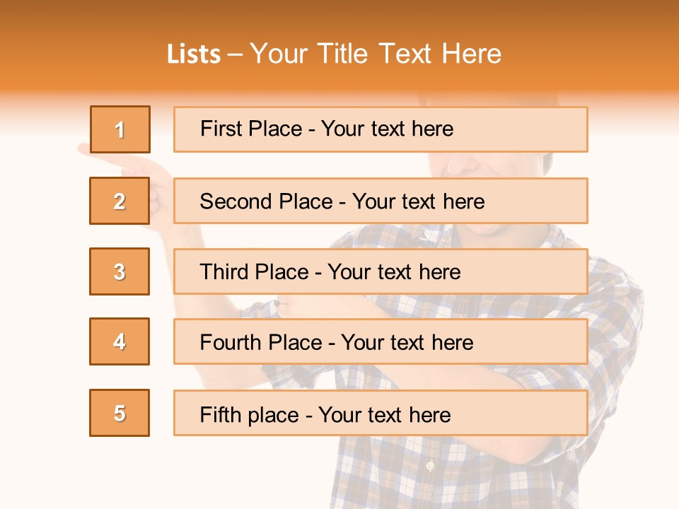 Hands Casual Smile PowerPoint Template