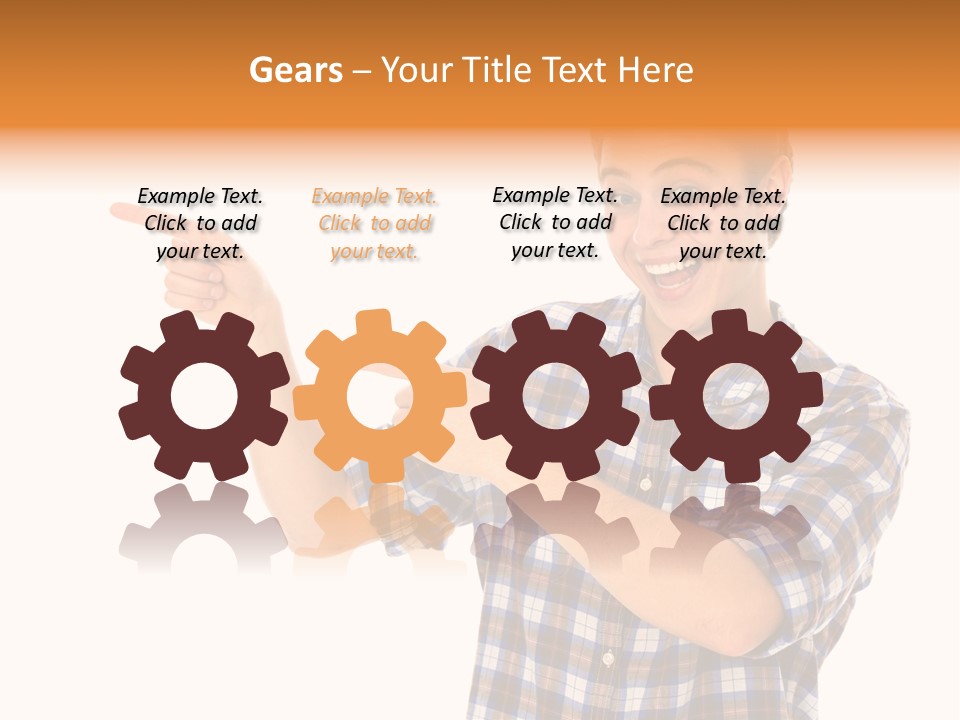 Hands Casual Smile PowerPoint Template