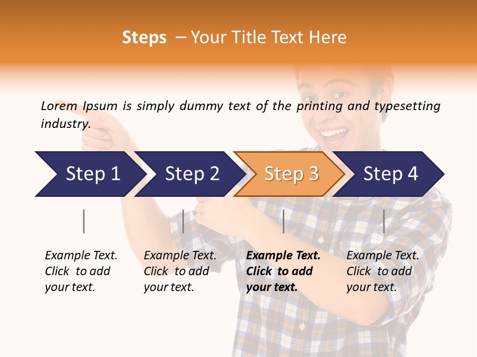Hands Casual Smile PowerPoint Template