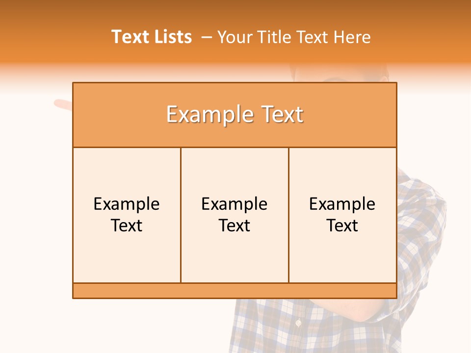Hands Casual Smile PowerPoint Template
