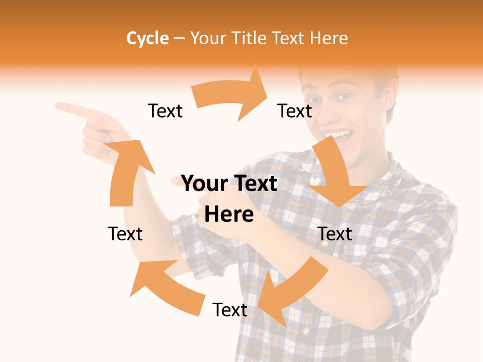 Hands Casual Smile PowerPoint Template