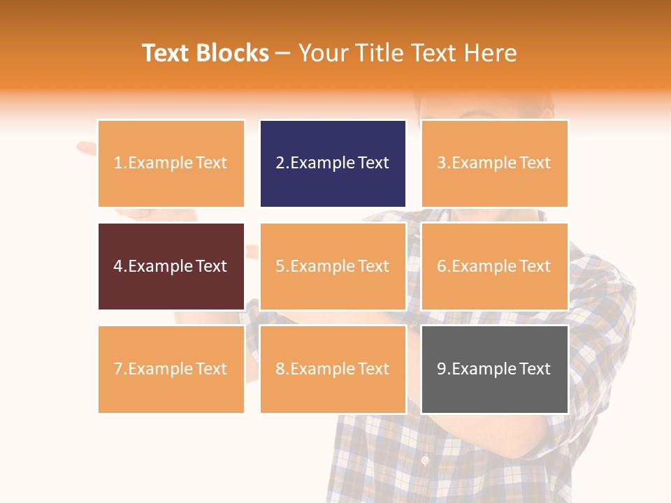 Hands Casual Smile PowerPoint Template