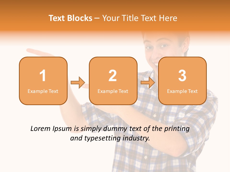Hands Casual Smile PowerPoint Template