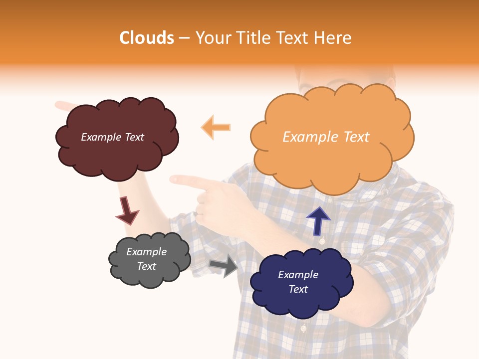 Hands Casual Smile PowerPoint Template