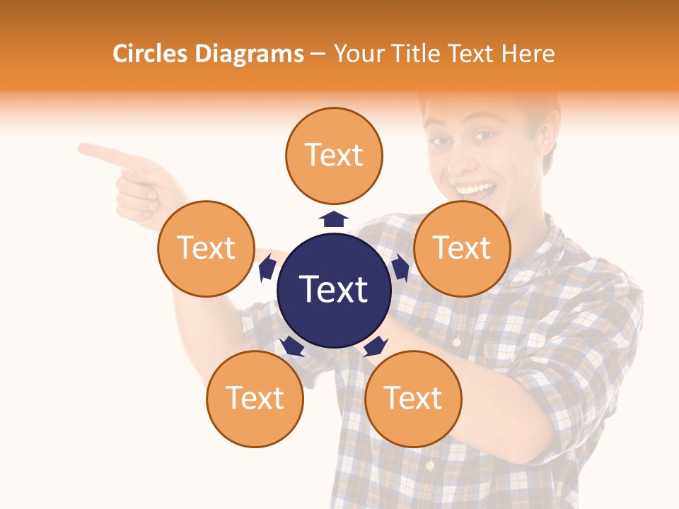 Hands Casual Smile PowerPoint Template