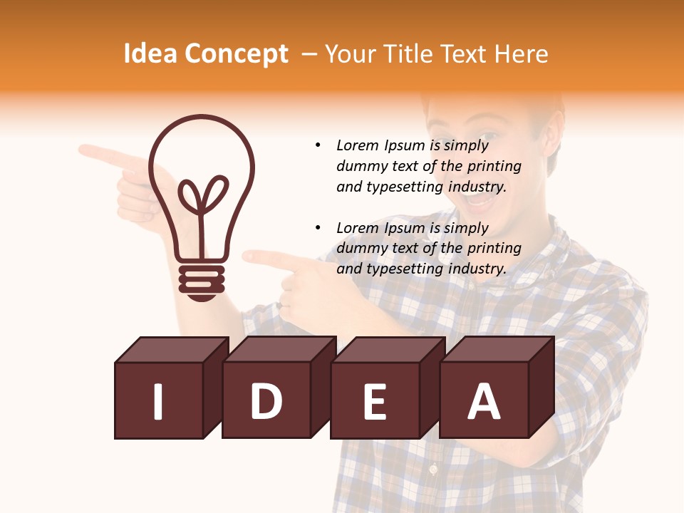 Hands Casual Smile PowerPoint Template