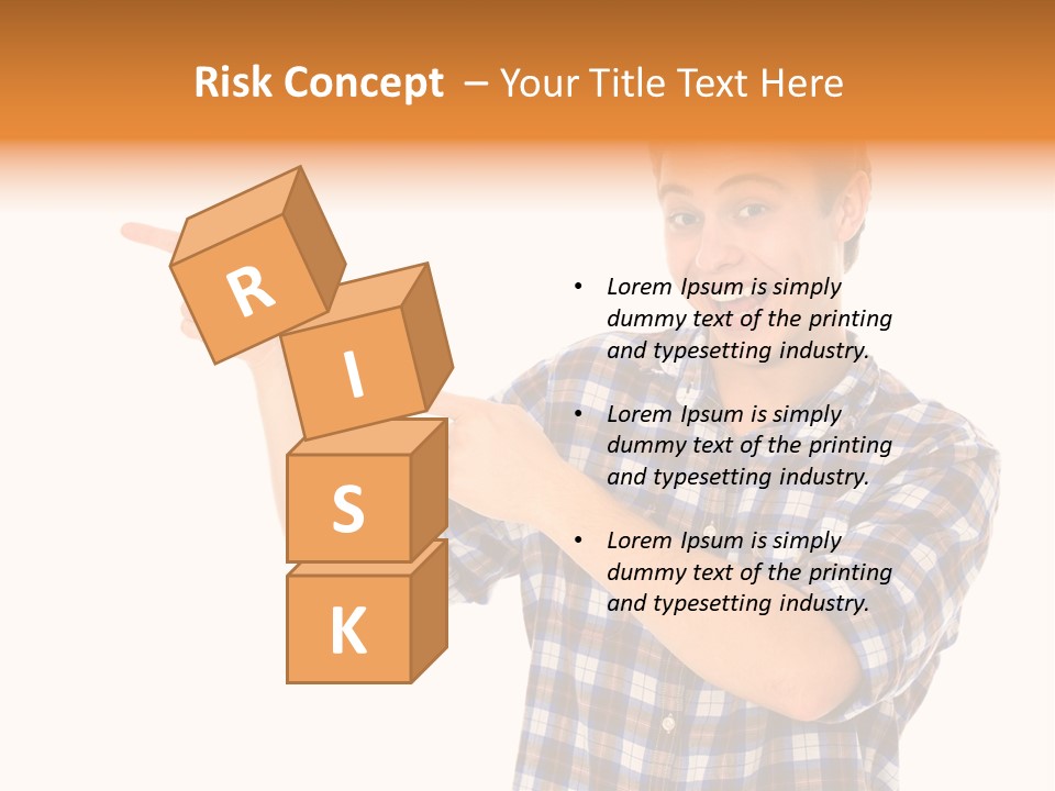 Hands Casual Smile PowerPoint Template