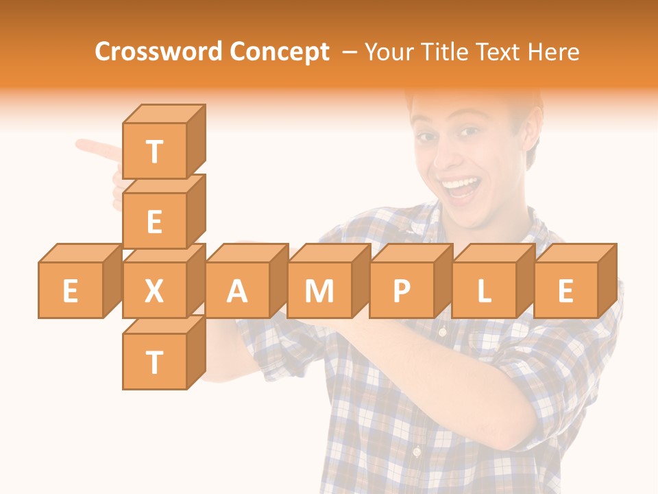 Hands Casual Smile PowerPoint Template