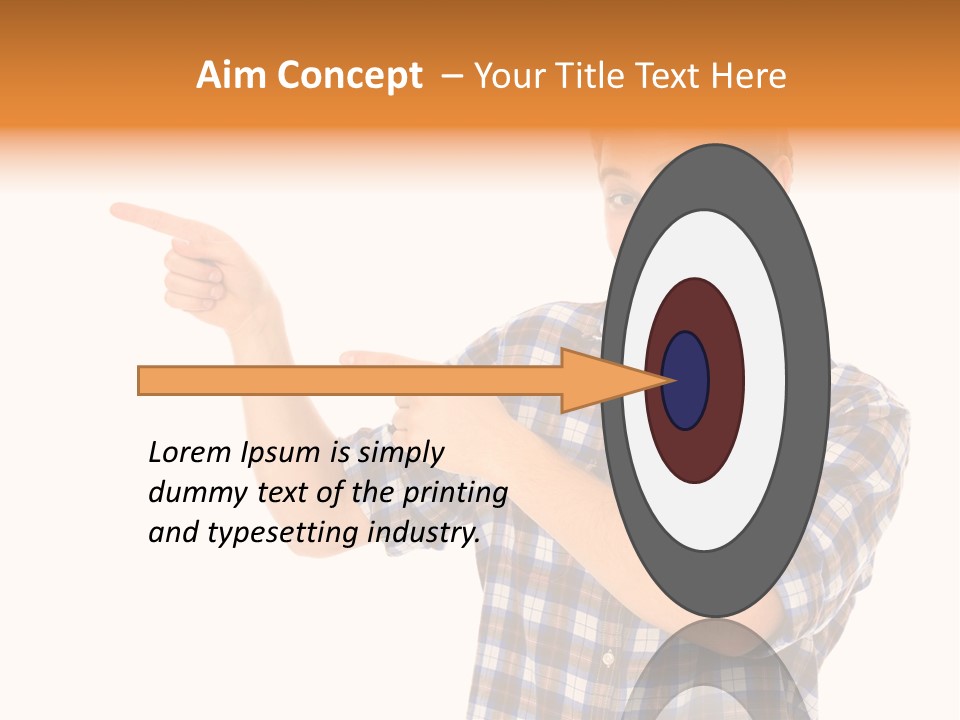 Hands Casual Smile PowerPoint Template