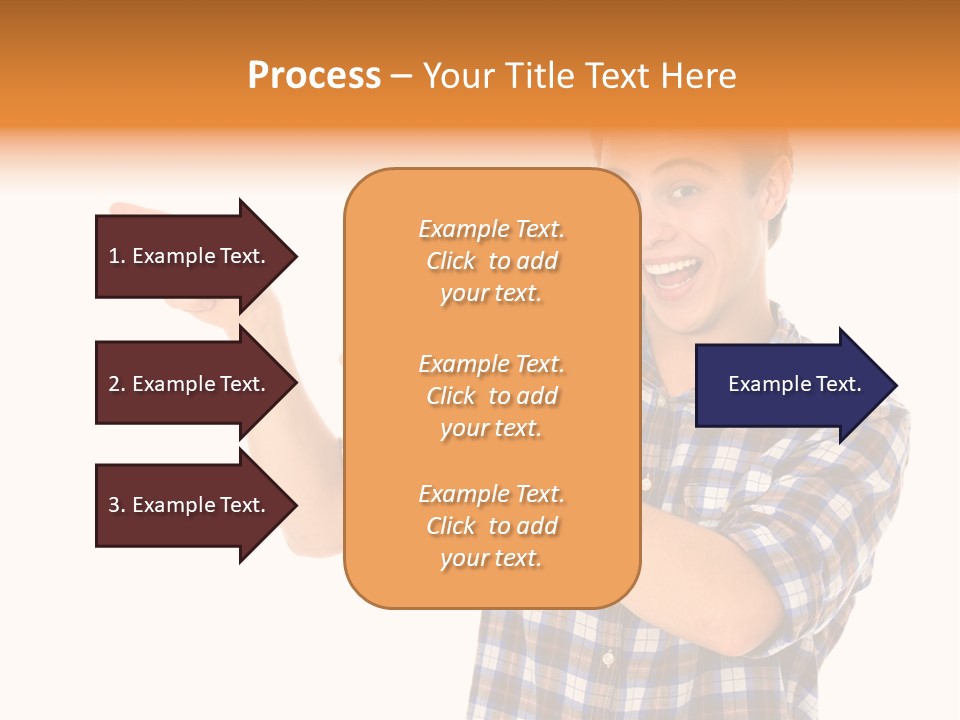 Hands Casual Smile PowerPoint Template