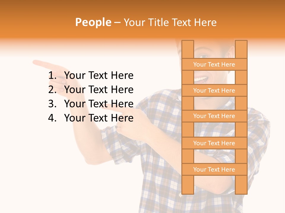 Hands Casual Smile PowerPoint Template