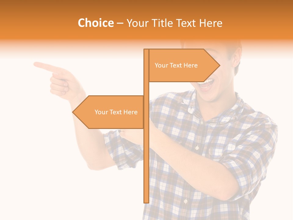 Hands Casual Smile PowerPoint Template