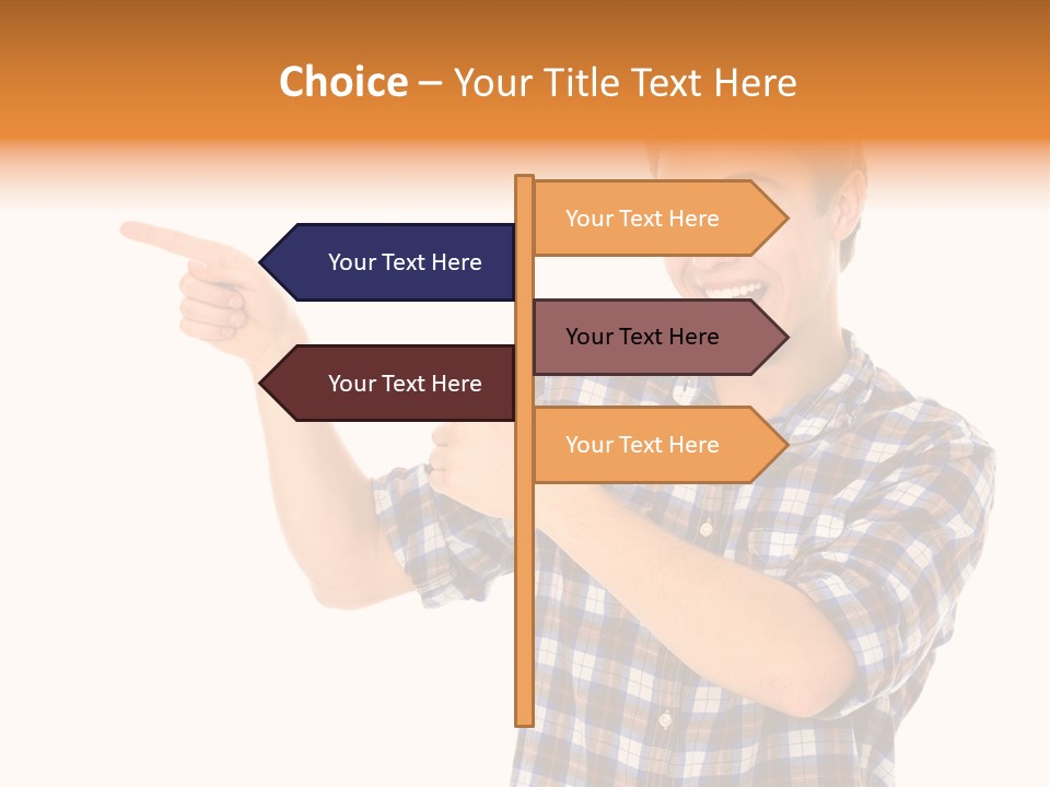 Hands Casual Smile PowerPoint Template