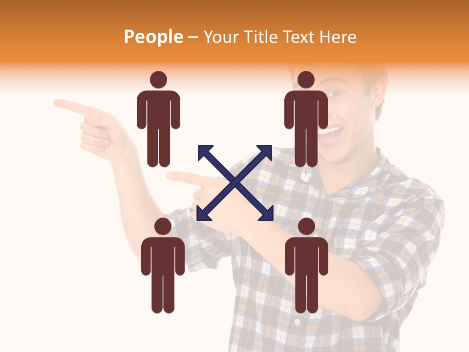 Hands Casual Smile PowerPoint Template