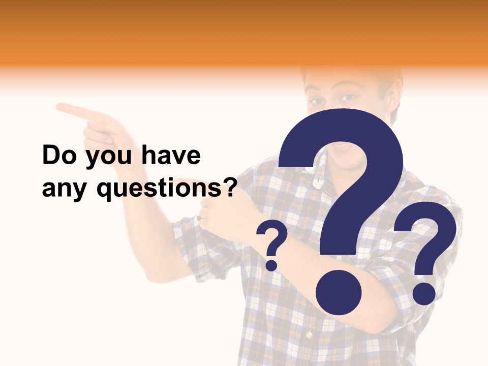 Hands Casual Smile PowerPoint Template