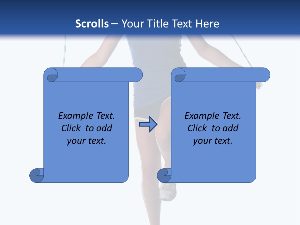 Woman Smile Person PowerPoint Template