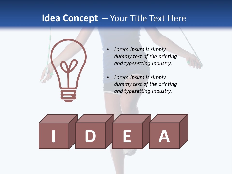 Woman Smile Person PowerPoint Template