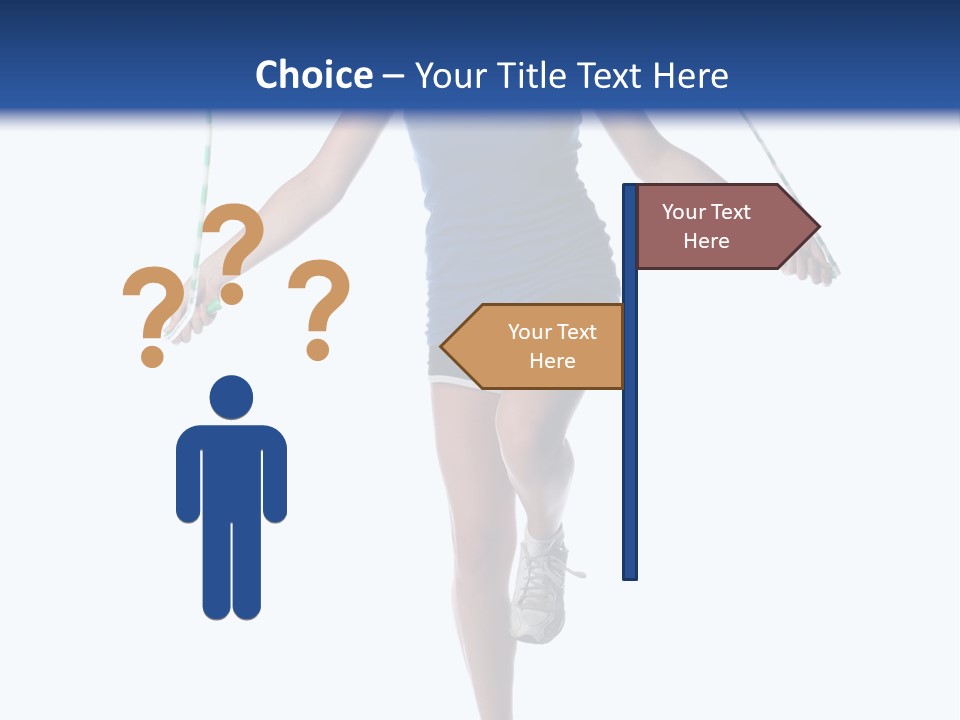 Woman Smile Person PowerPoint Template