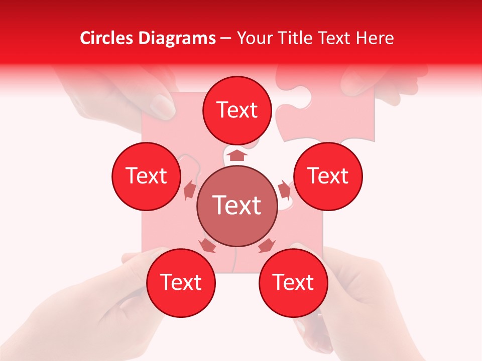 Texture Background Connect PowerPoint Template