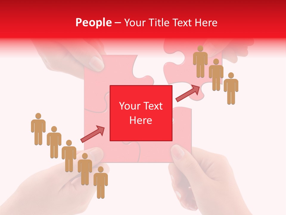 Texture Background Connect PowerPoint Template