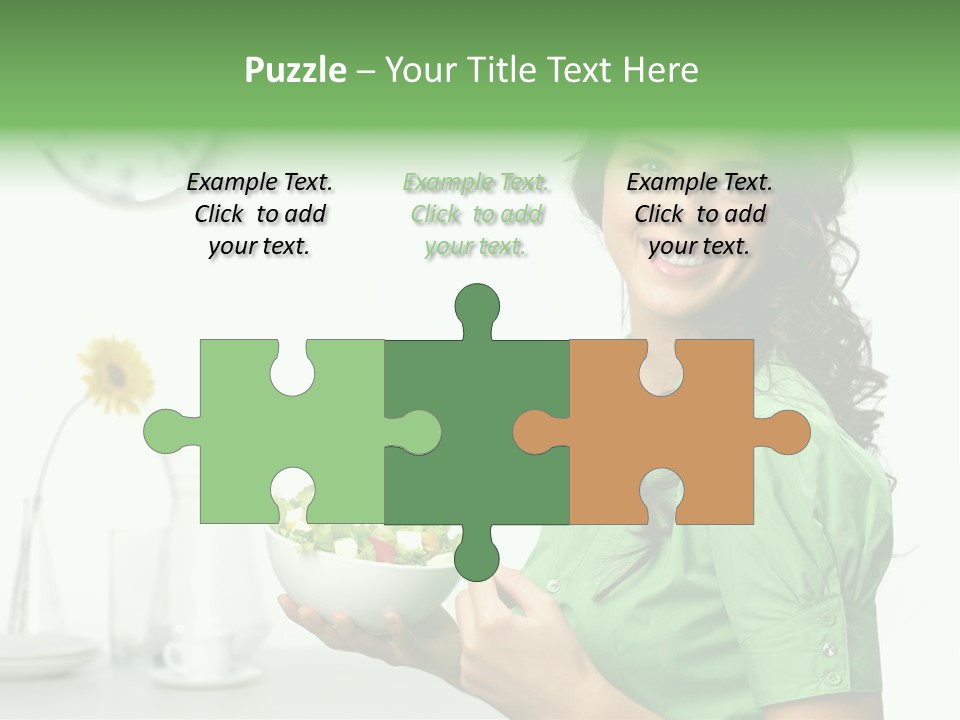 Healthy Holding Nutrition PowerPoint Template