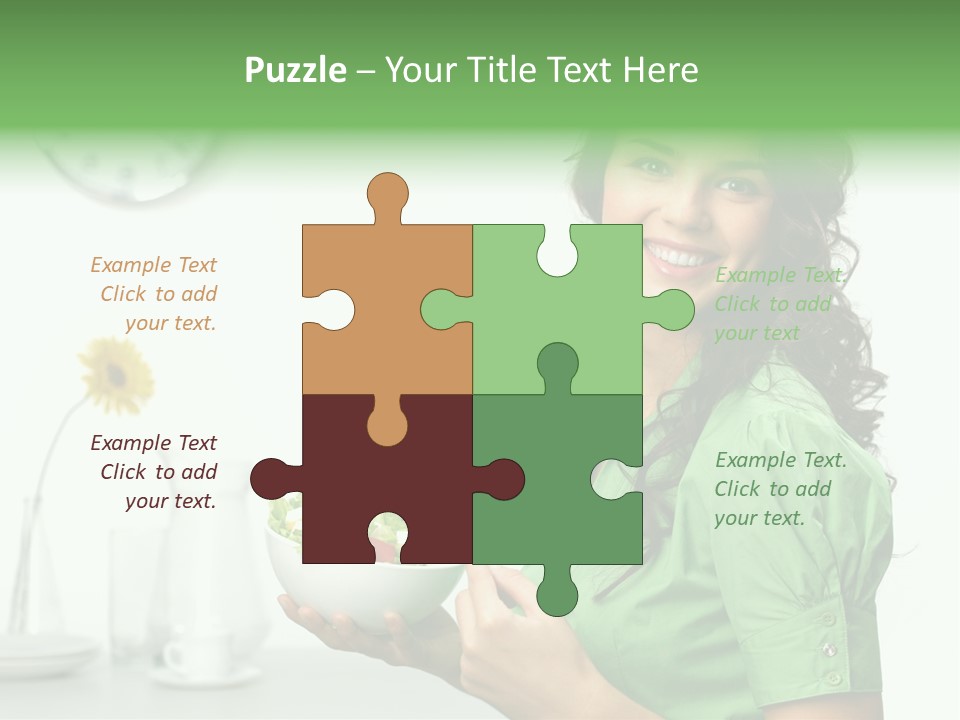 Healthy Holding Nutrition PowerPoint Template