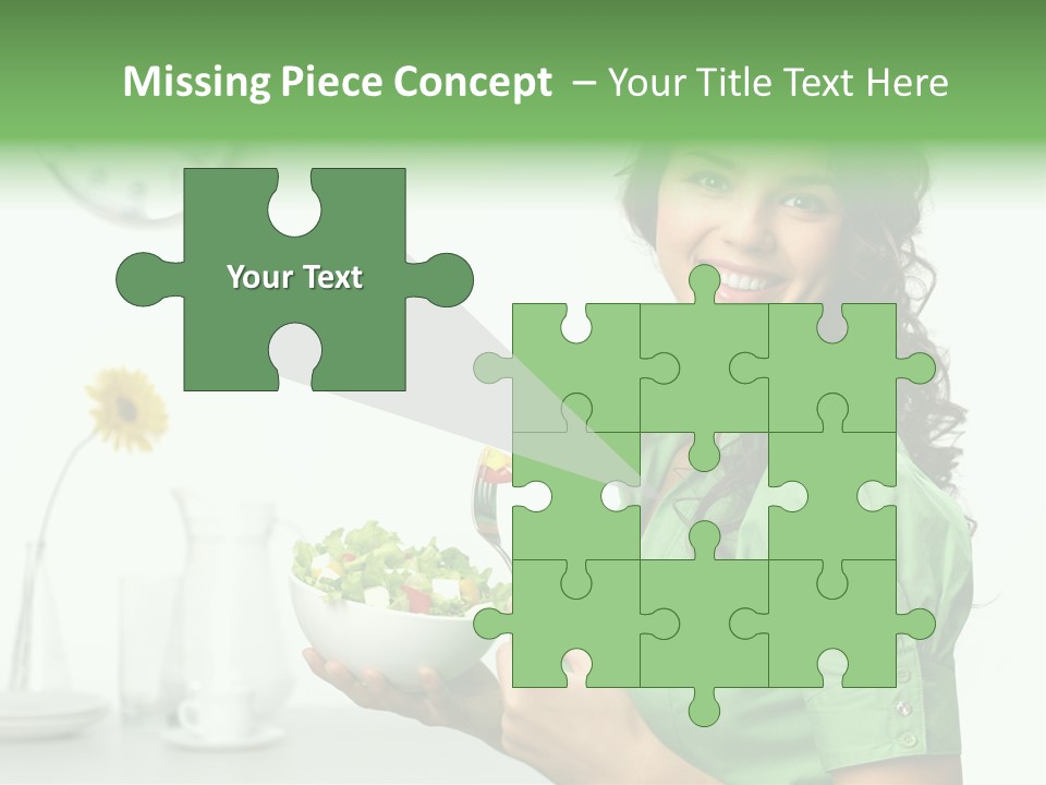 Healthy Holding Nutrition PowerPoint Template