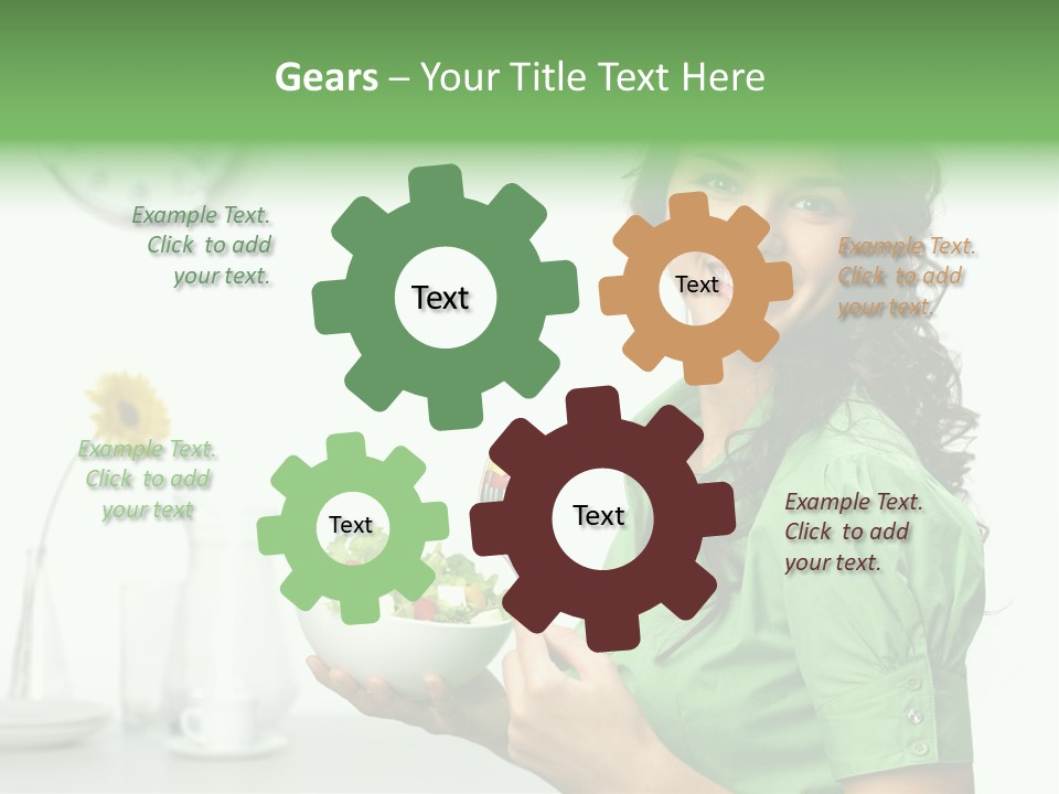 Healthy Holding Nutrition PowerPoint Template