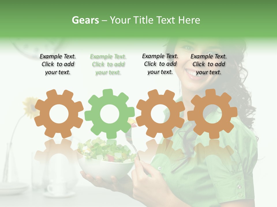 Healthy Holding Nutrition PowerPoint Template