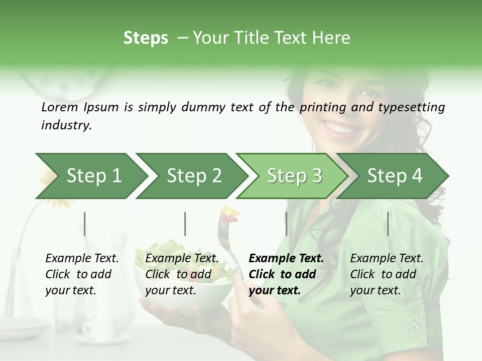 Healthy Holding Nutrition PowerPoint Template