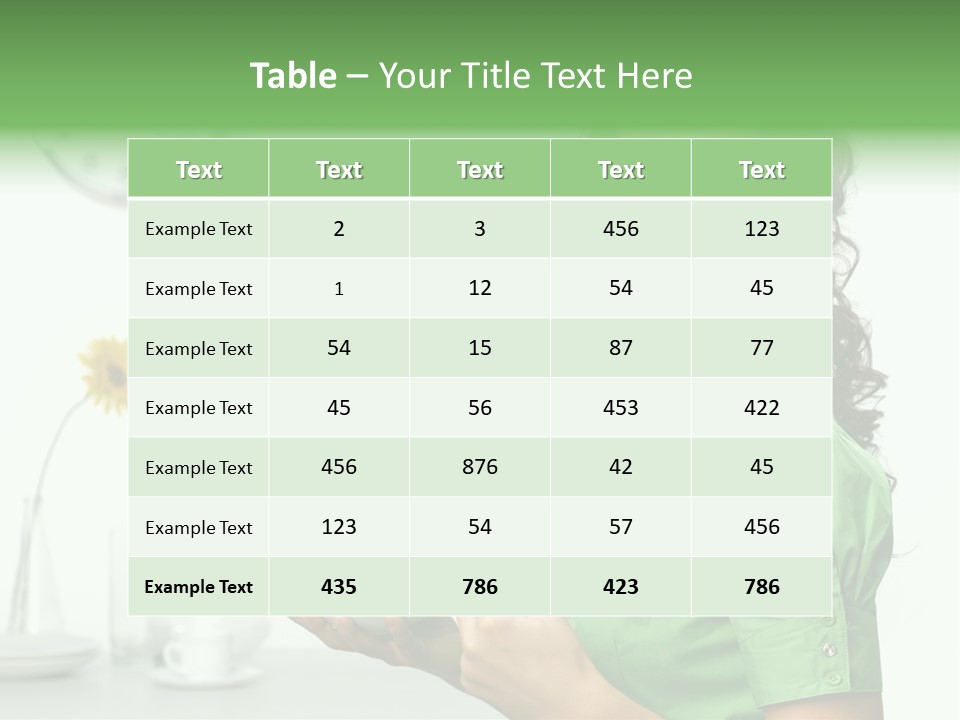 Healthy Holding Nutrition PowerPoint Template