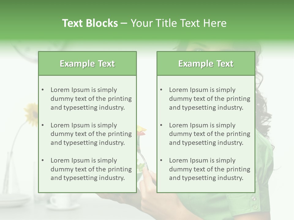 Healthy Holding Nutrition PowerPoint Template