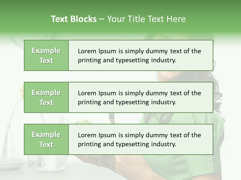Healthy Holding Nutrition PowerPoint Template