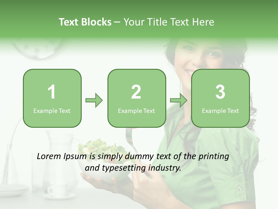 Healthy Holding Nutrition PowerPoint Template