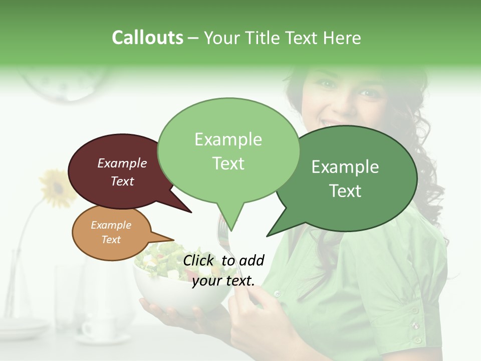 Healthy Holding Nutrition PowerPoint Template